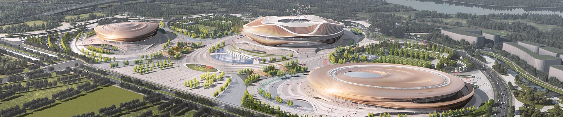 Стадион со стальной конструкцией