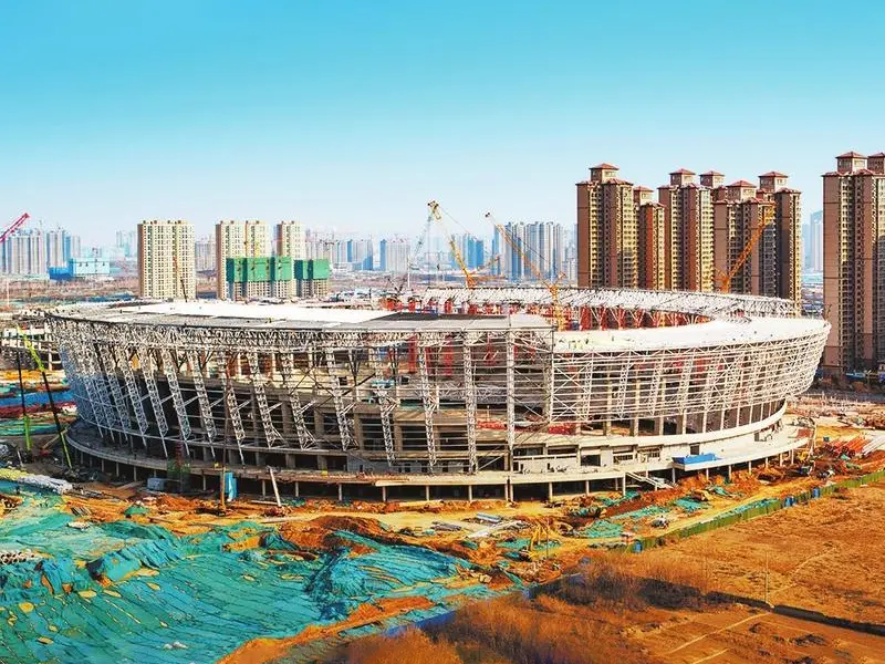 Энергоэффективное здание металлической рамки