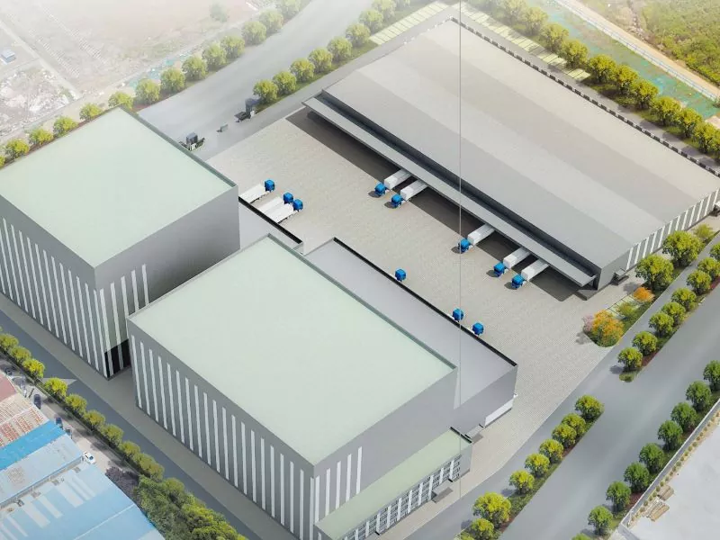 Стальная рама склада Стальная рама склада