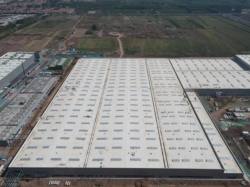 Комплексный склад стальной конструкции