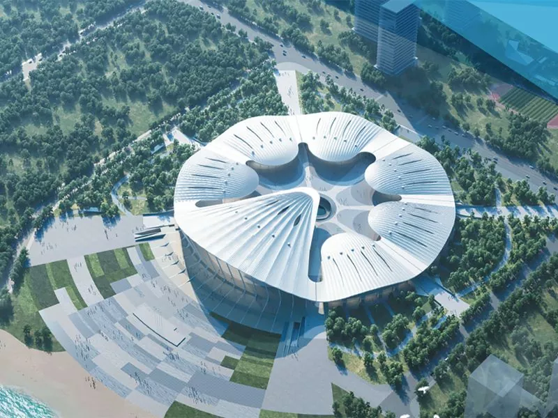 Стальная конструкция рамки балки отель офис офис склада выставочного зала