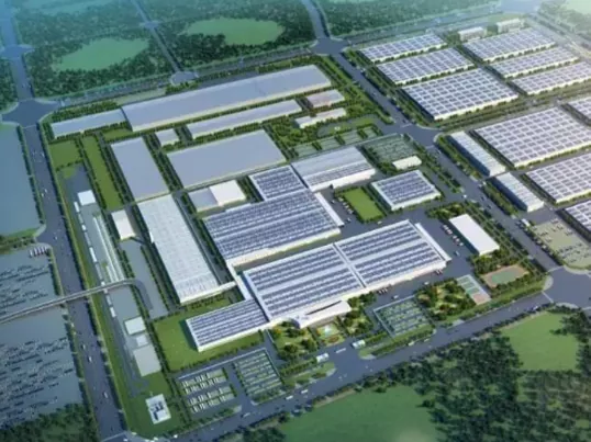 Стальная конструкция промышленного парка