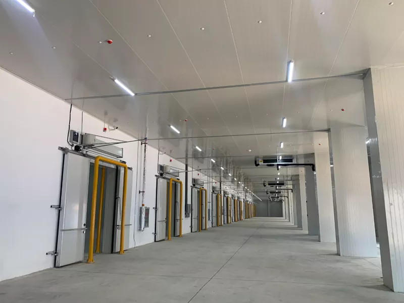 Стальной конструктивный склад для охлаждения