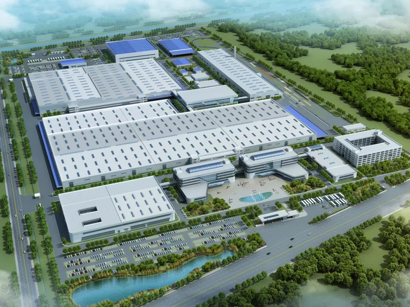 Сборная стальная конструкция здания